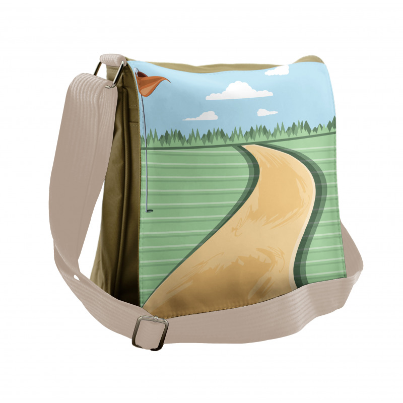 Road Hole Flag Messenger Bag