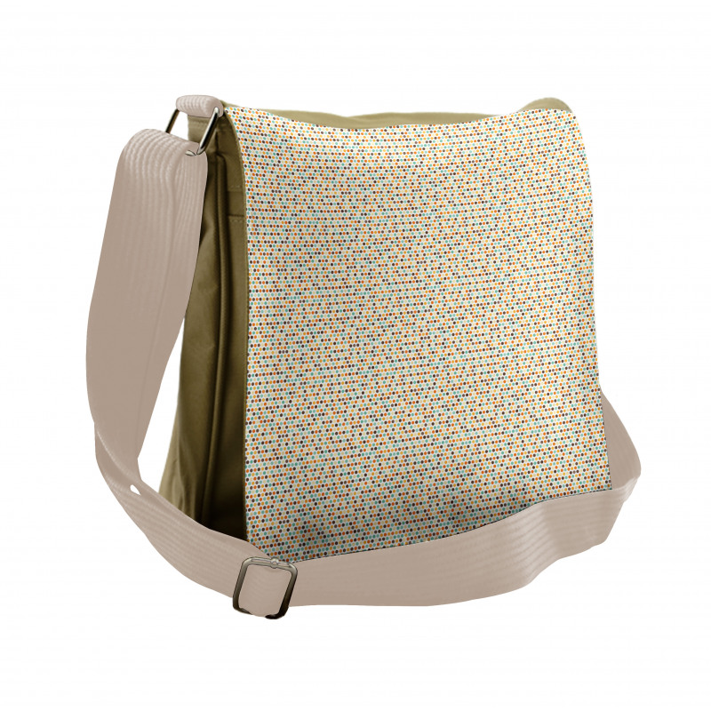 Colorful Polka Dots Messenger Bag