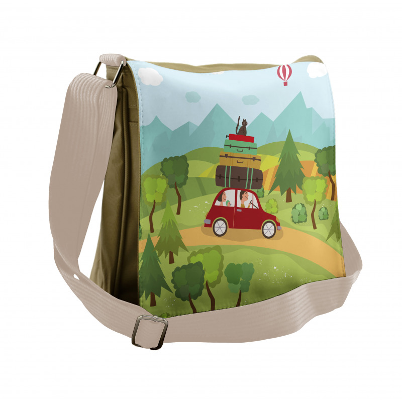 Road Tripping Family Messenger Bag