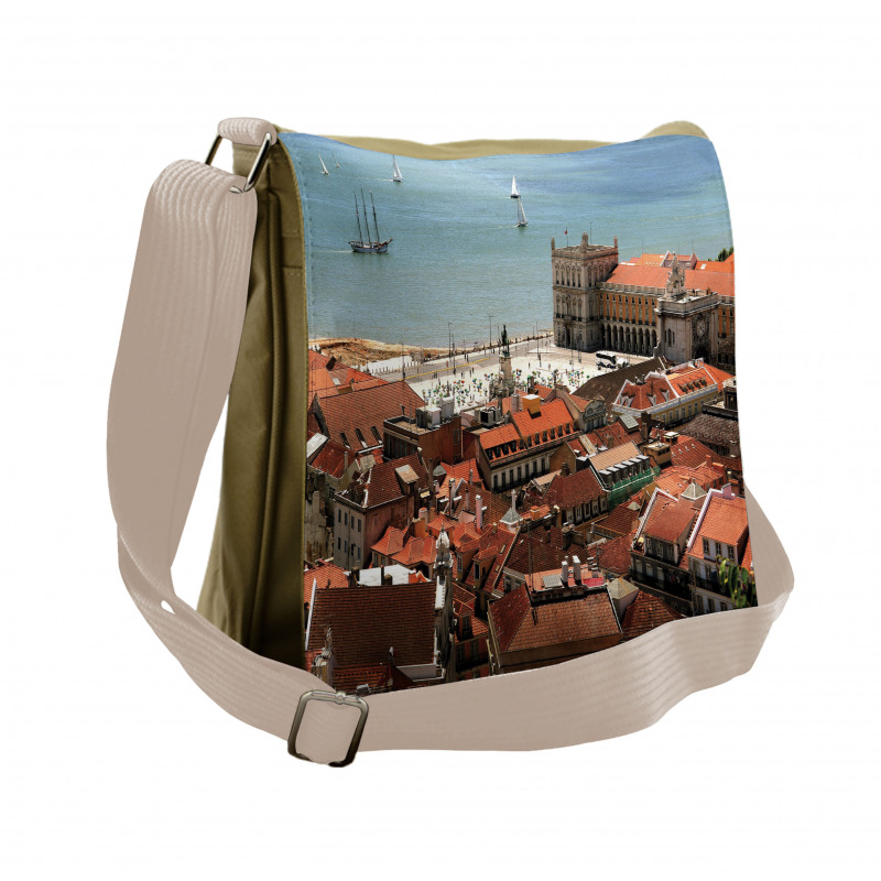 Nostalgic Lisbon City Messenger Bag