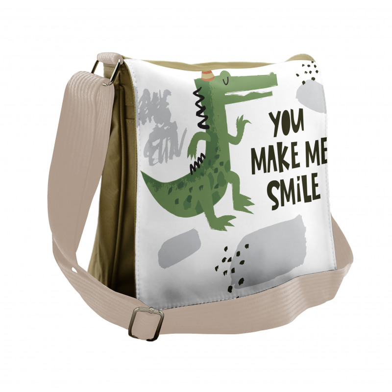 You Make Me Smile Messenger Bag