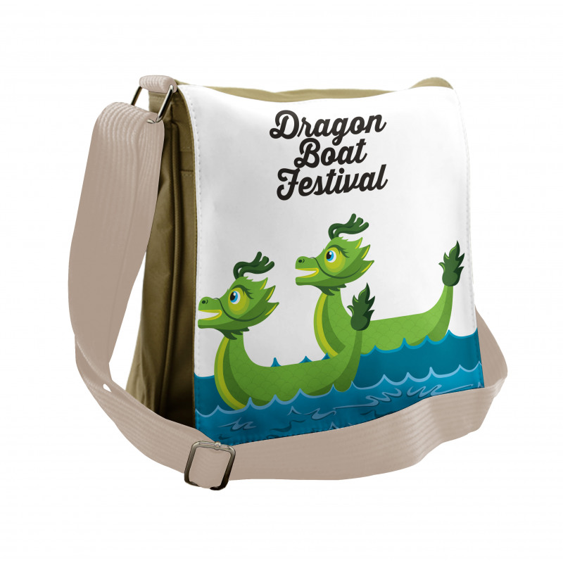 Dragon Boat Festival Theme Messenger Bag