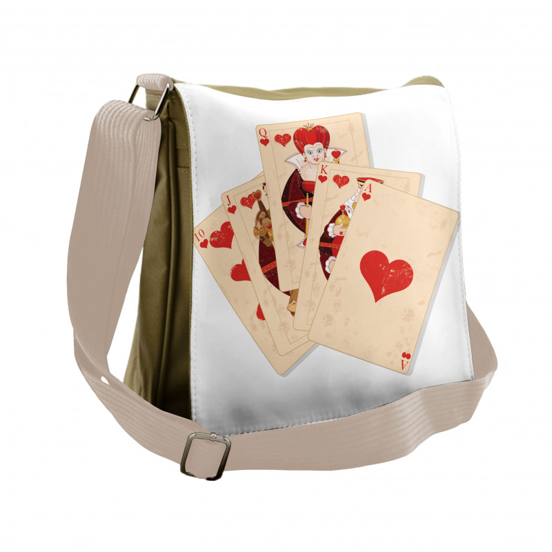 Gambler Queen Messenger Bag