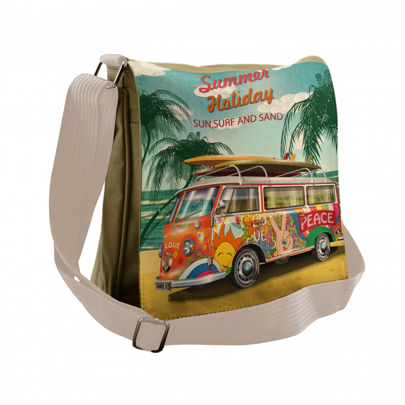 Summer Holiday Beach Messenger Bag