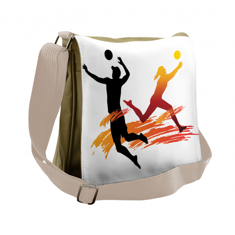 Male and Female Striking Messenger Bag