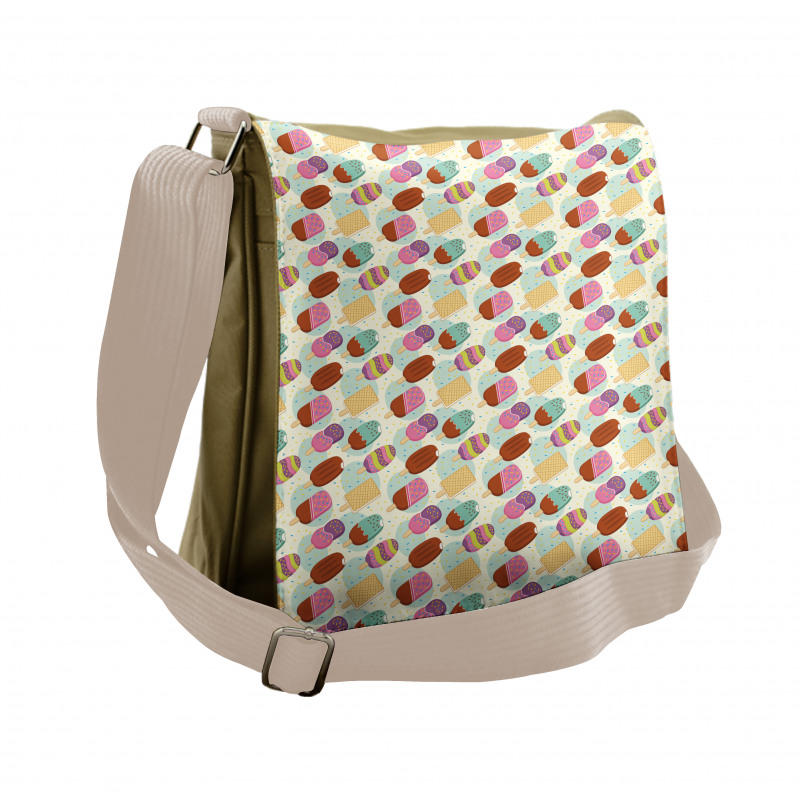 Summertime Tasty Motif Messenger Bag