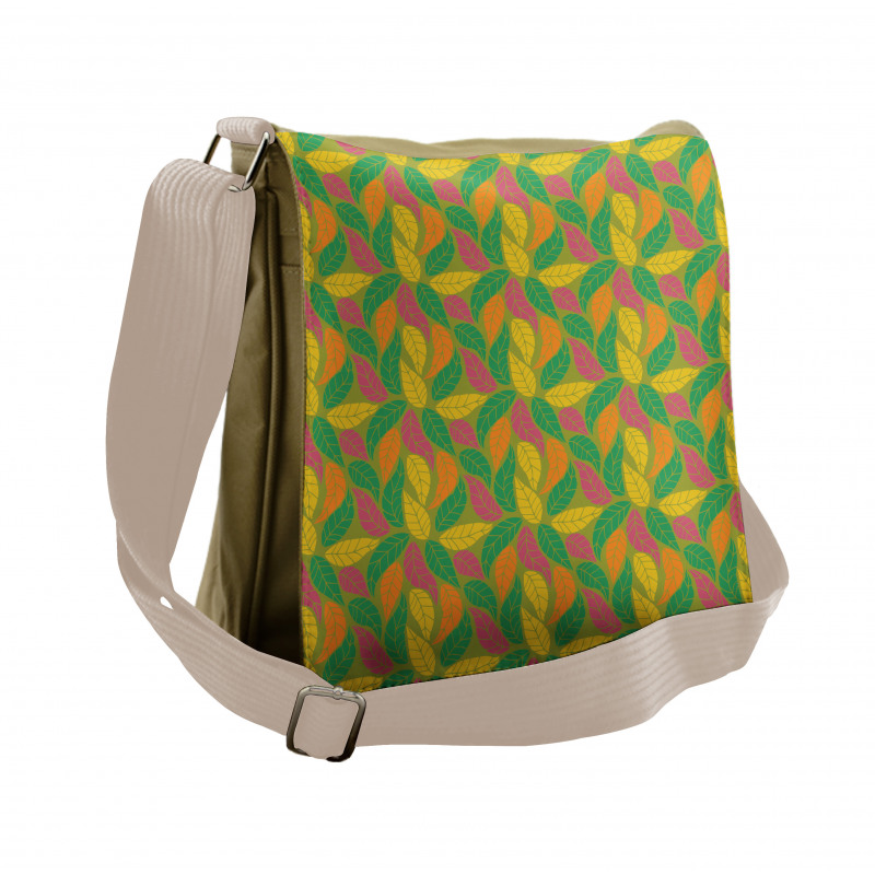 Colorful Composition Art Messenger Bag