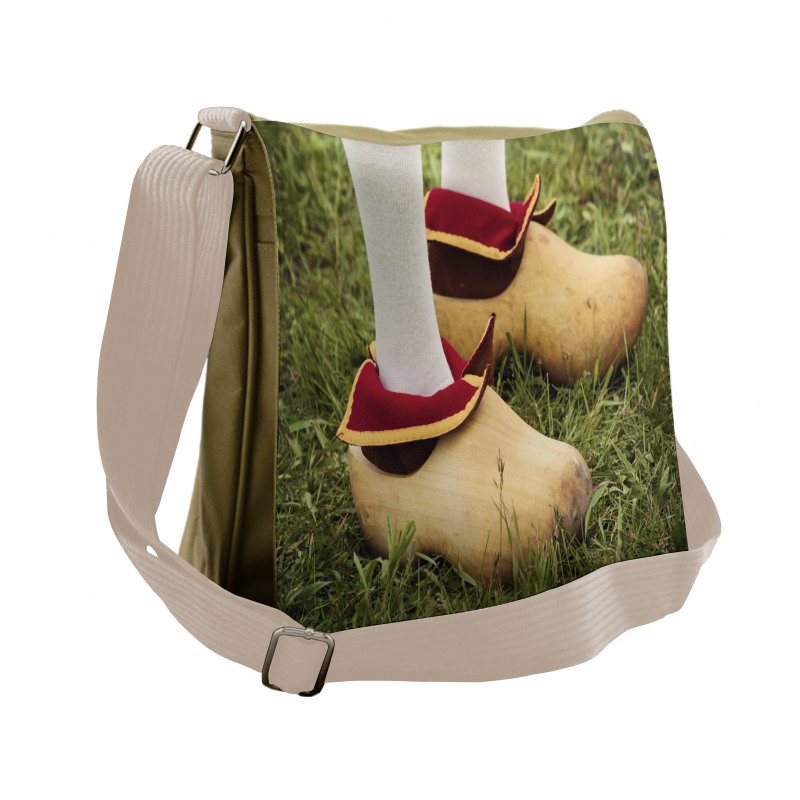 Photo of Dutch Clogs Worn Messenger Bag