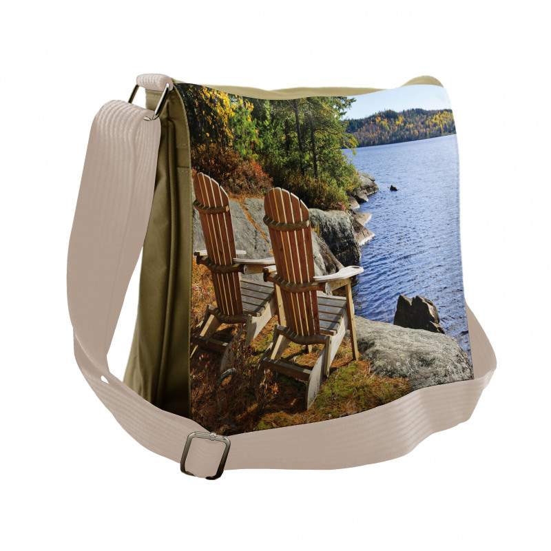 Adirondack Chairs Shore Messenger Bag