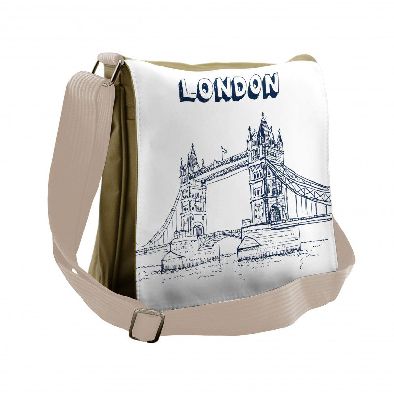 Europe Big Ben Landmark Messenger Bag