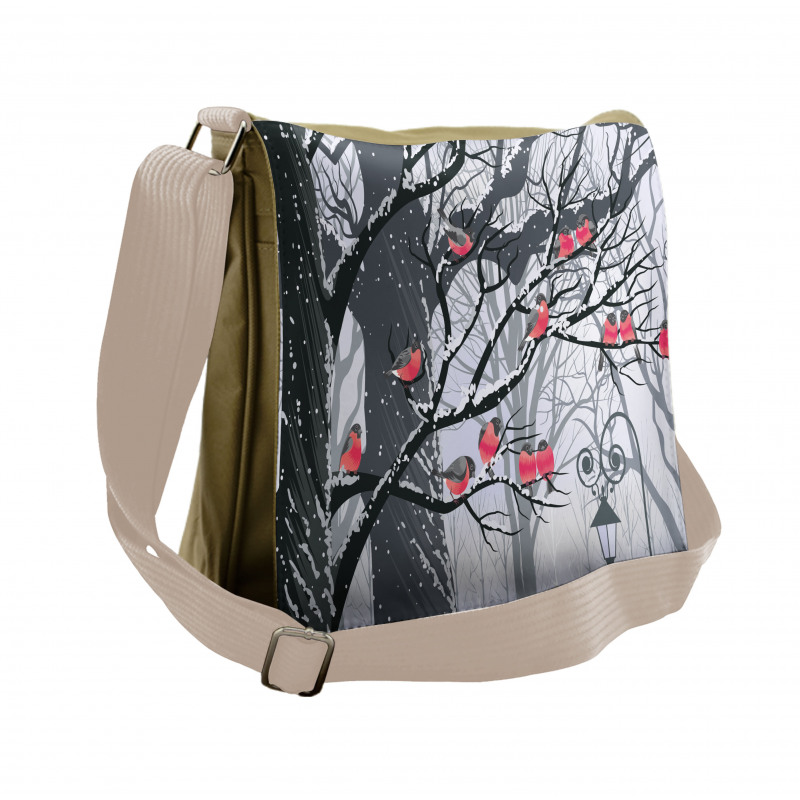 City Park Snow Cold Messenger Bag