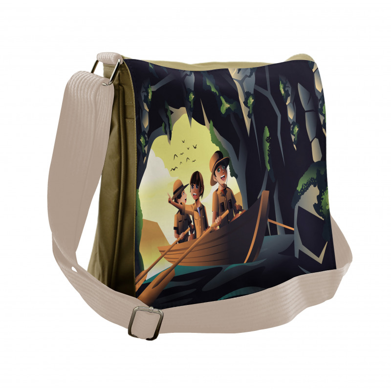 Cave Boat Trip Scouts Messenger Bag