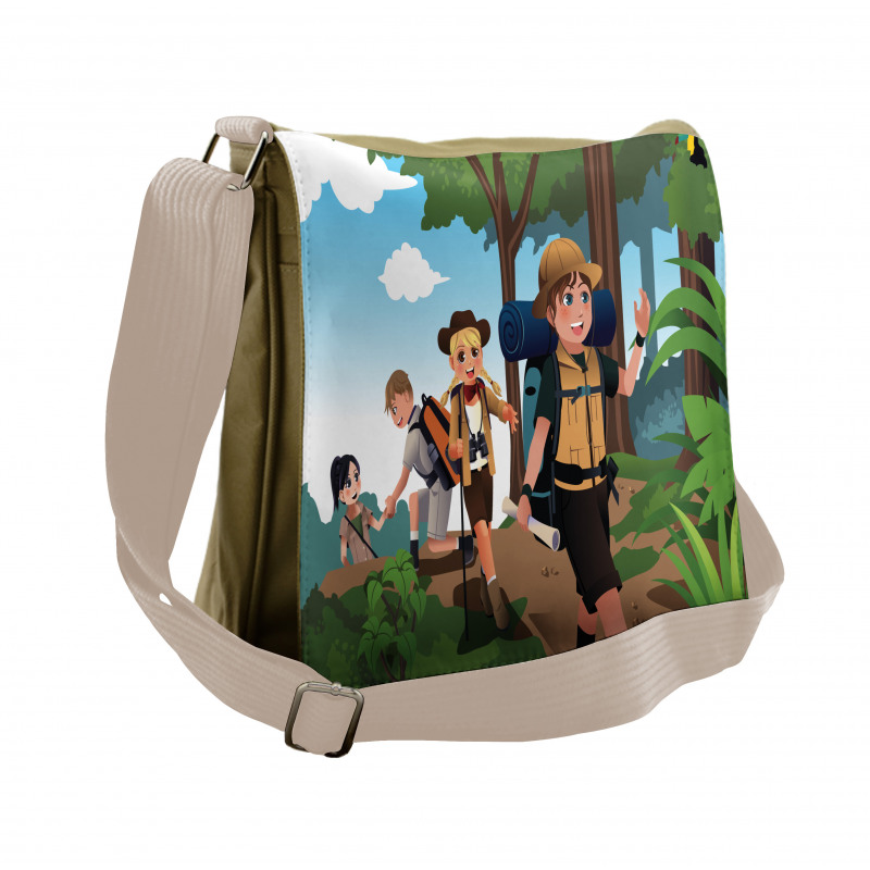 Trip Scout Camping Crowd Messenger Bag