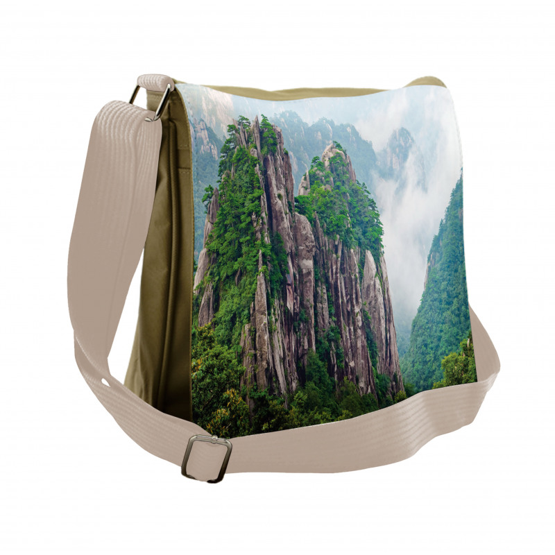 China Landscape Nature Messenger Bag