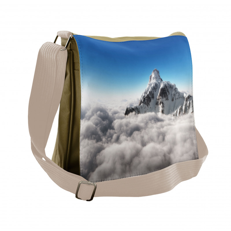Mountain Sunny Sky Messenger Bag