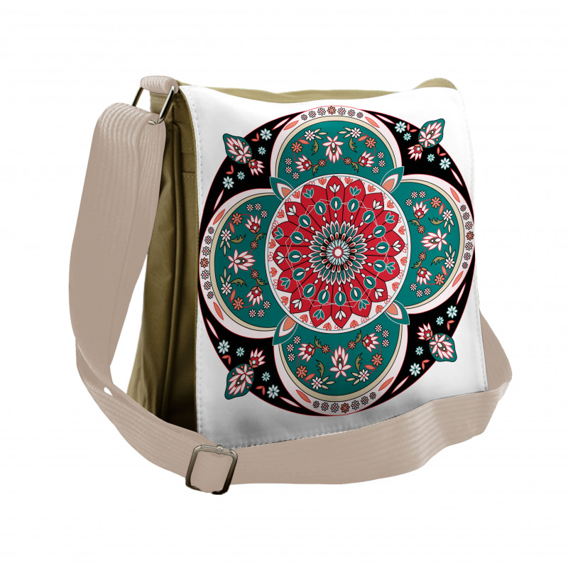 Floral Ethnic Messenger Bag