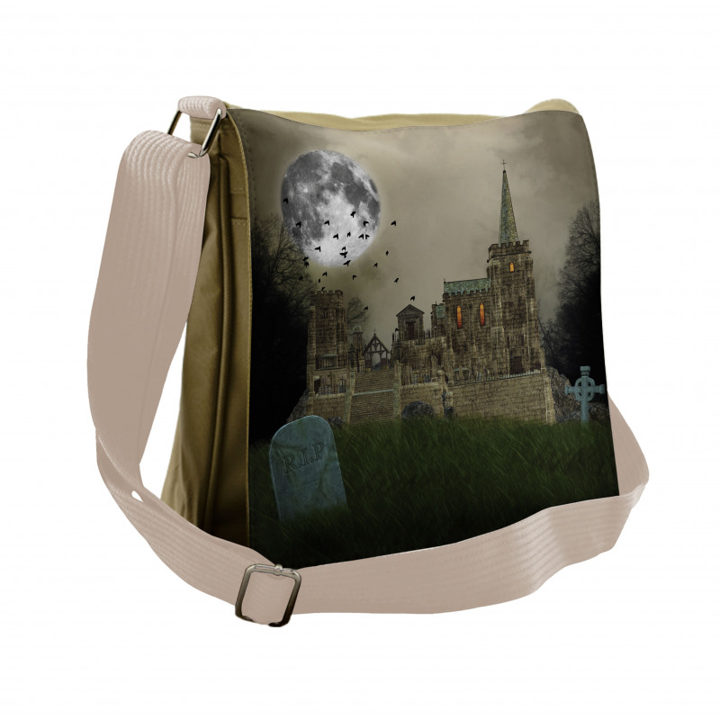 Old Village and Grave Messenger Bag