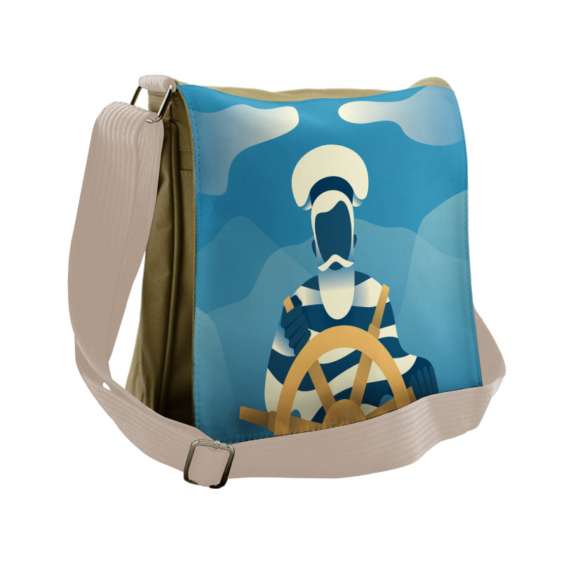 Sailor in the Ocean Messenger Bag