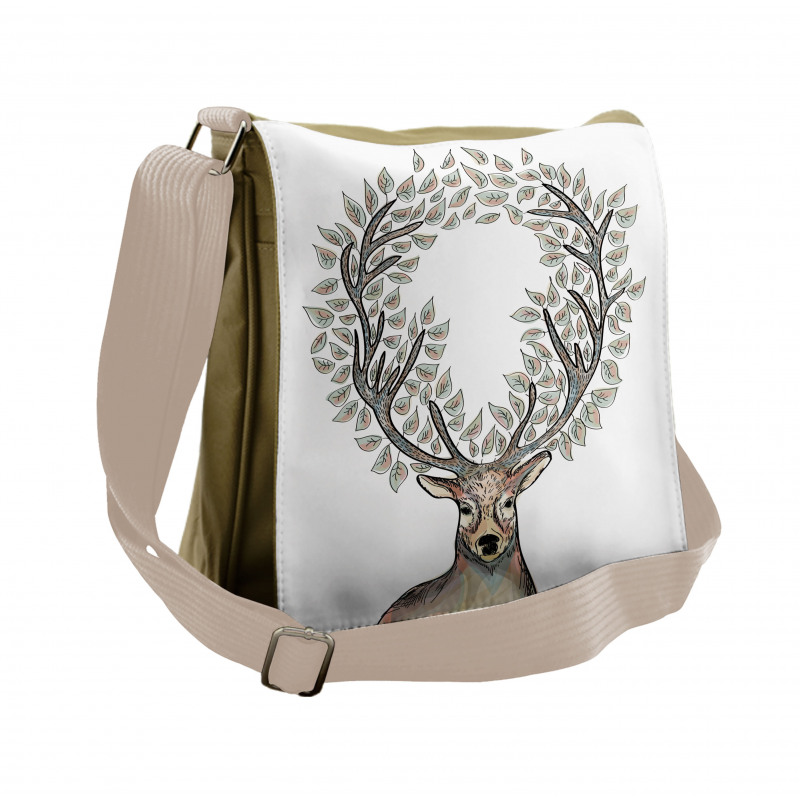 Myth Animal Reindeer Messenger Bag