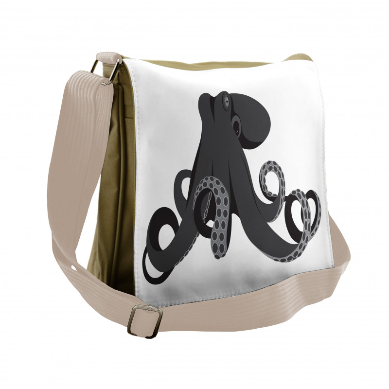 Monochrome Style Animal Messenger Bag