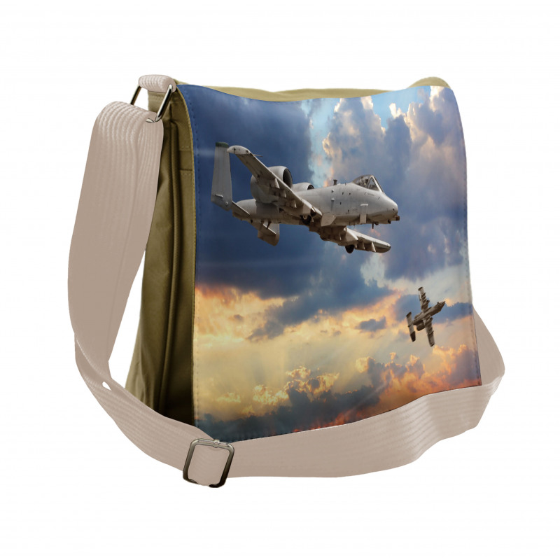 Aviataion Theme Design Messenger Bag