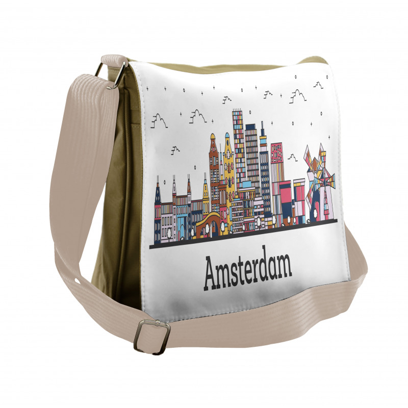 Netherlands Cityscape Messenger Bag