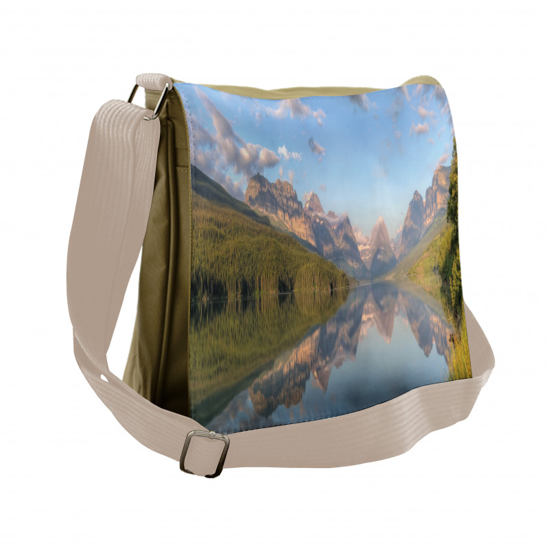 Lake Scene Messenger Bag