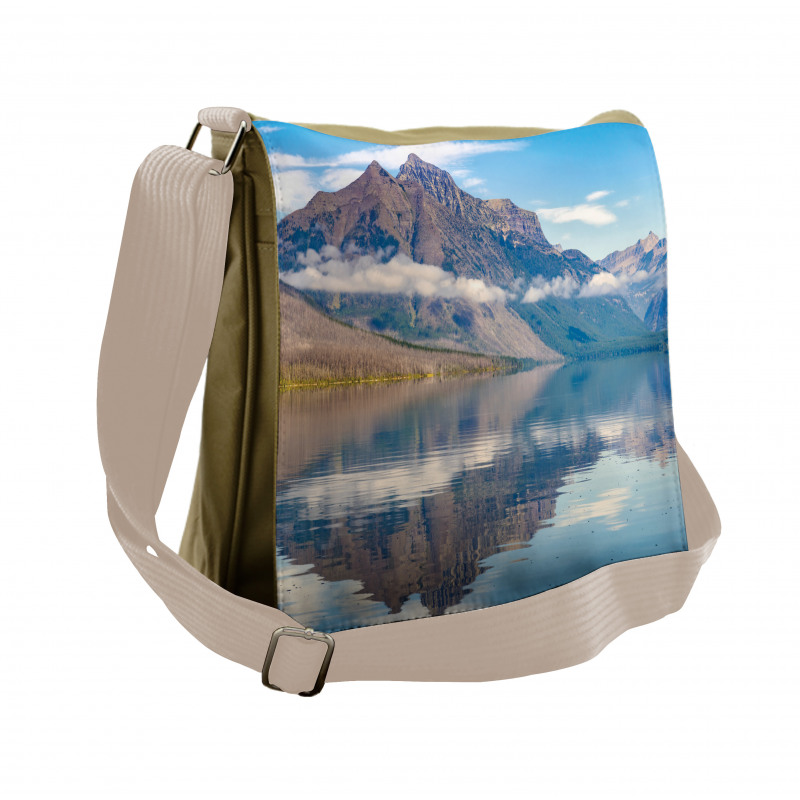 Cloudy Scene Messenger Bag