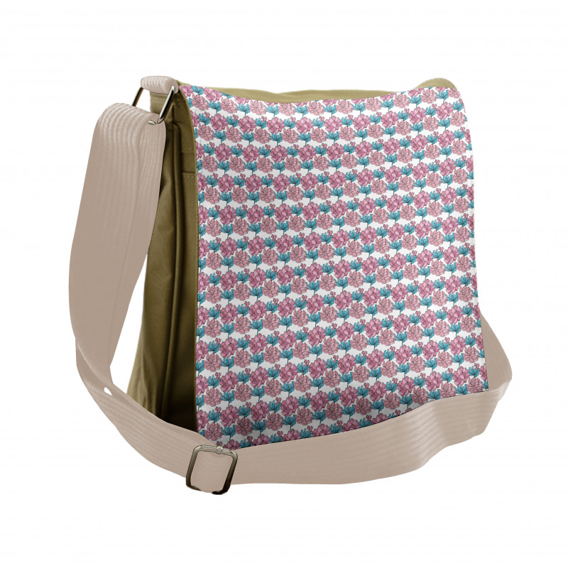 Summer Time Succulents Messenger Bag