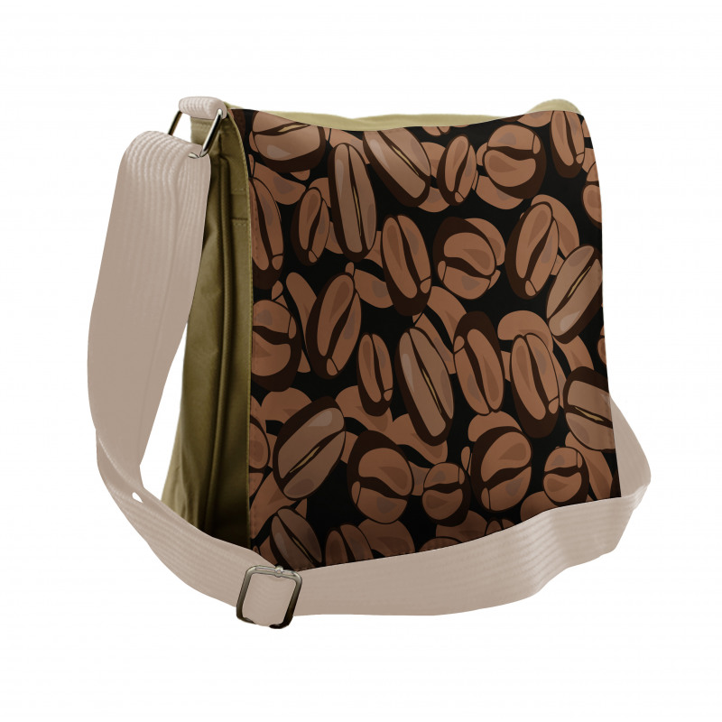 Graphic Image of Beans Seeds Messenger Bag