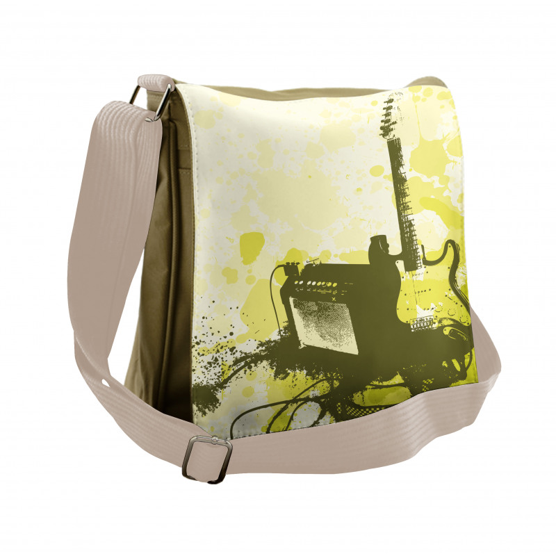 Design of Paint Spots Amphi Messenger Bag