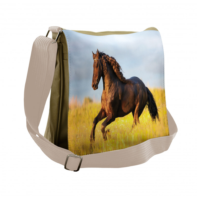 Meadow Mystery Horse Messenger Bag