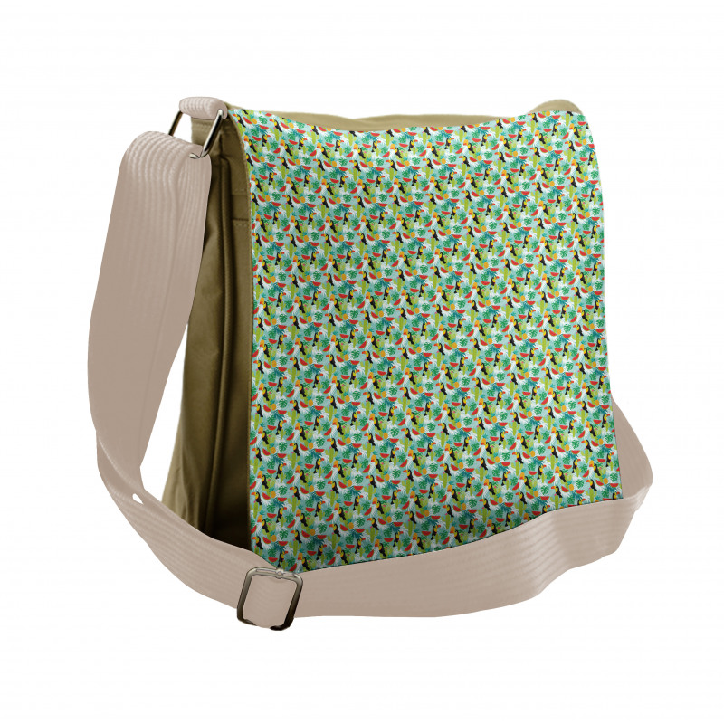 Summer Forest Birds Messenger Bag