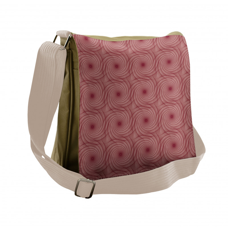 Spirals Motifs Graphic Art Messenger Bag