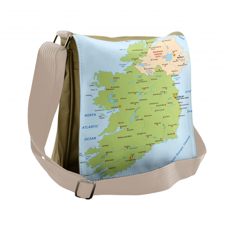 Irish Region European Messenger Bag