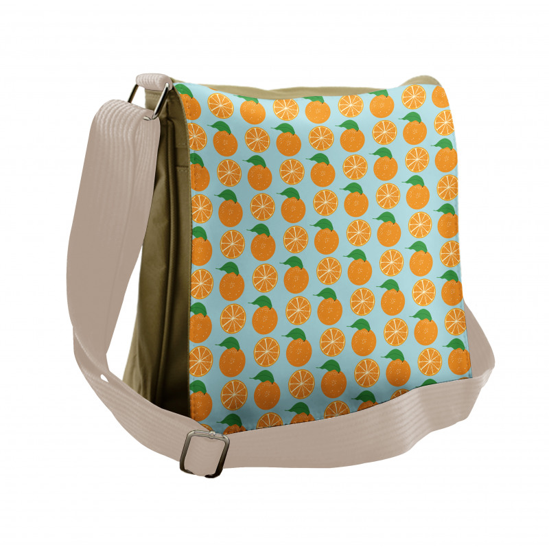 Vitamin C Half Cut Fruits Messenger Bag