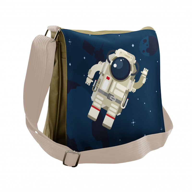 Man Exploring and Waving Messenger Bag