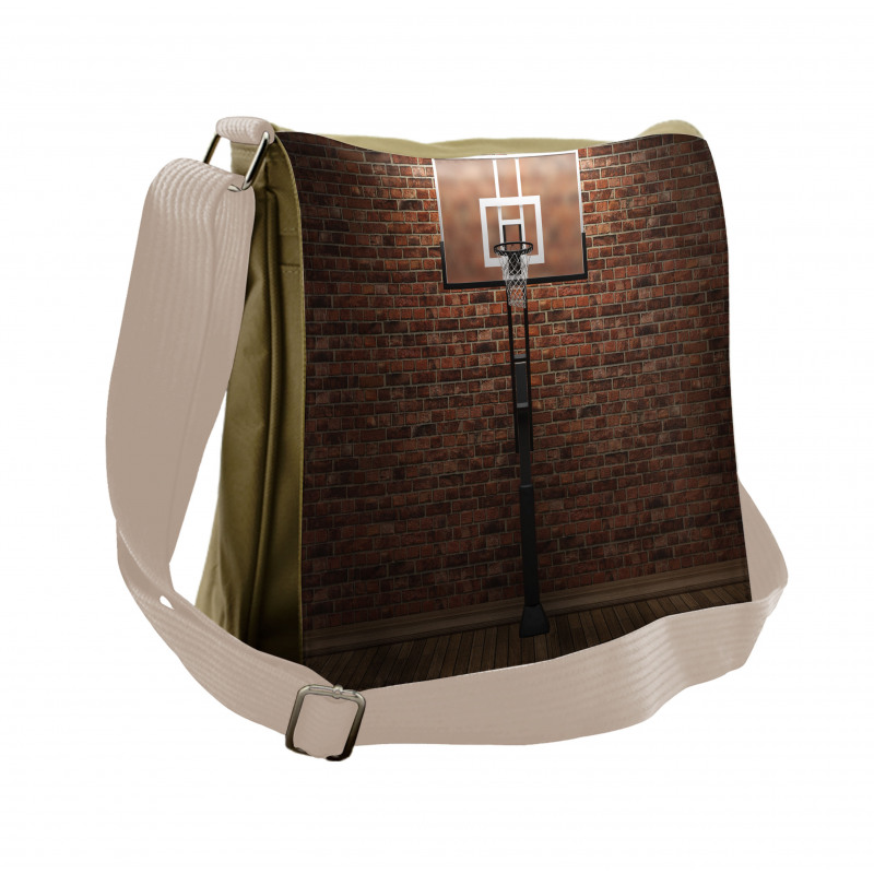 Basketball Field Sports Messenger Bag