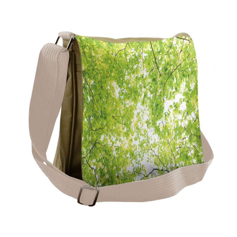 Nature Summertime Green Messenger Bag