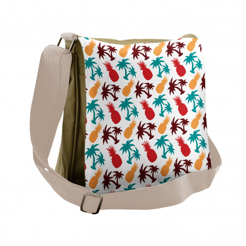 Palm Trees Island Messenger Bag