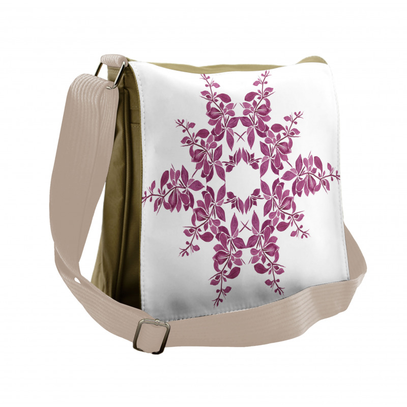 Bridal Flower Bouquet Messenger Bag