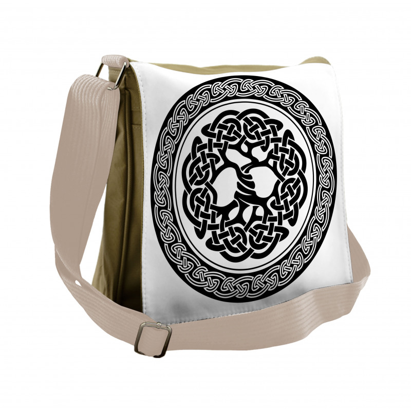 Tree of Life Shoulder Bag Grey