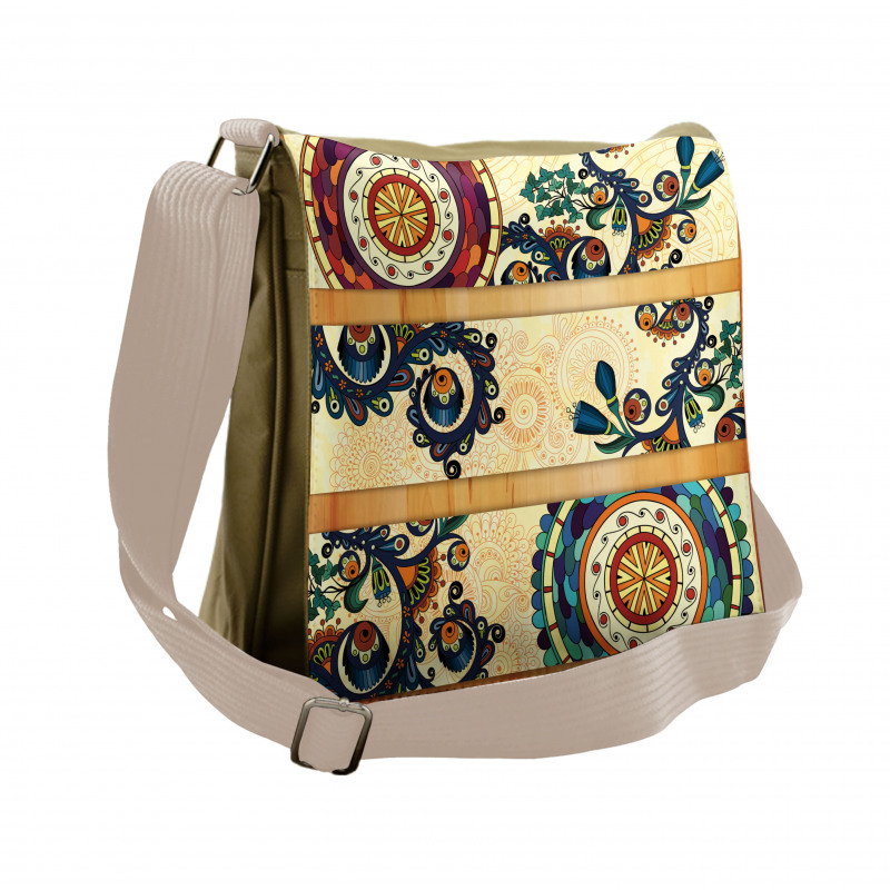 Eastern Batik Style Messenger Bag