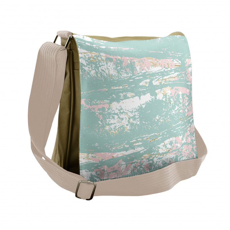 Abstract Grunge Strokes Art Messenger Bag