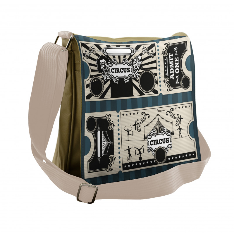 Ticket Designs Admit One Messenger Bag