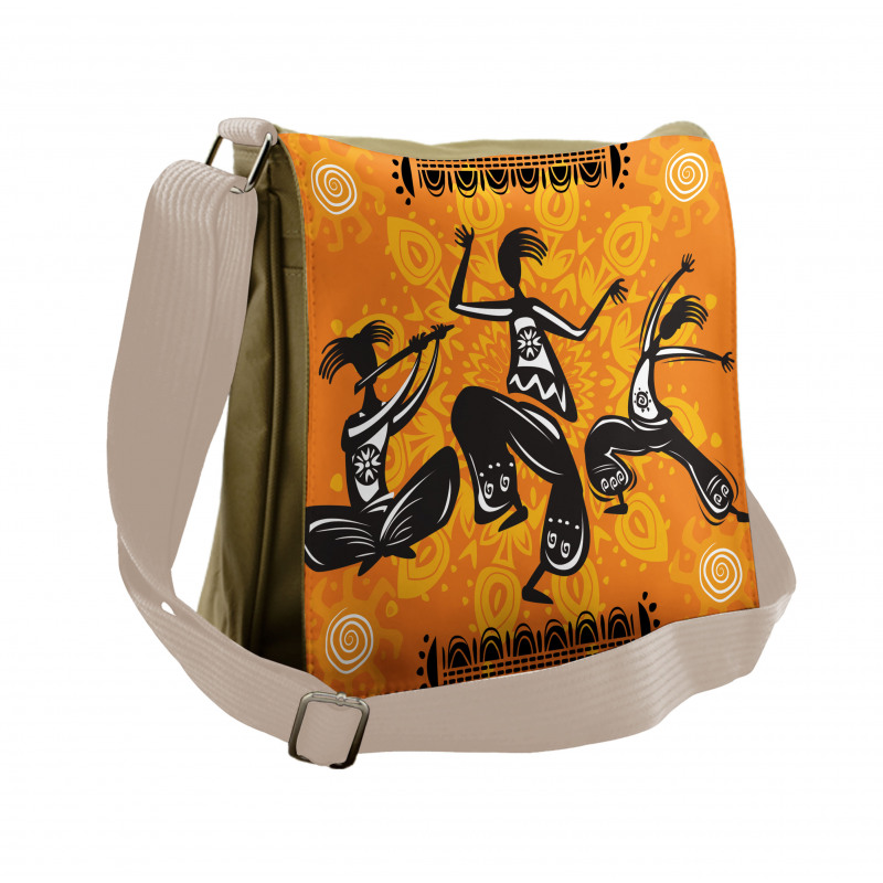 Native Dancer Tribal Messenger Bag