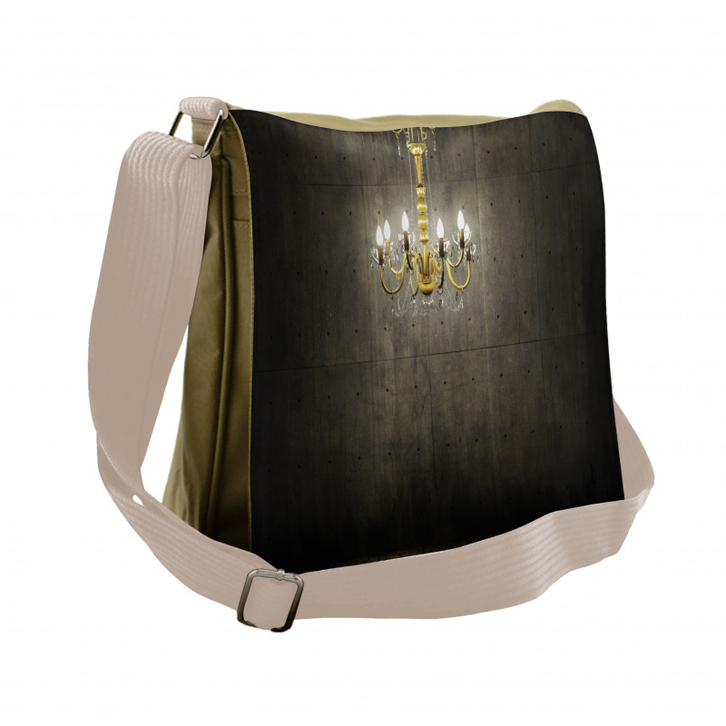 Classic Dark Chandelier Messenger Bag