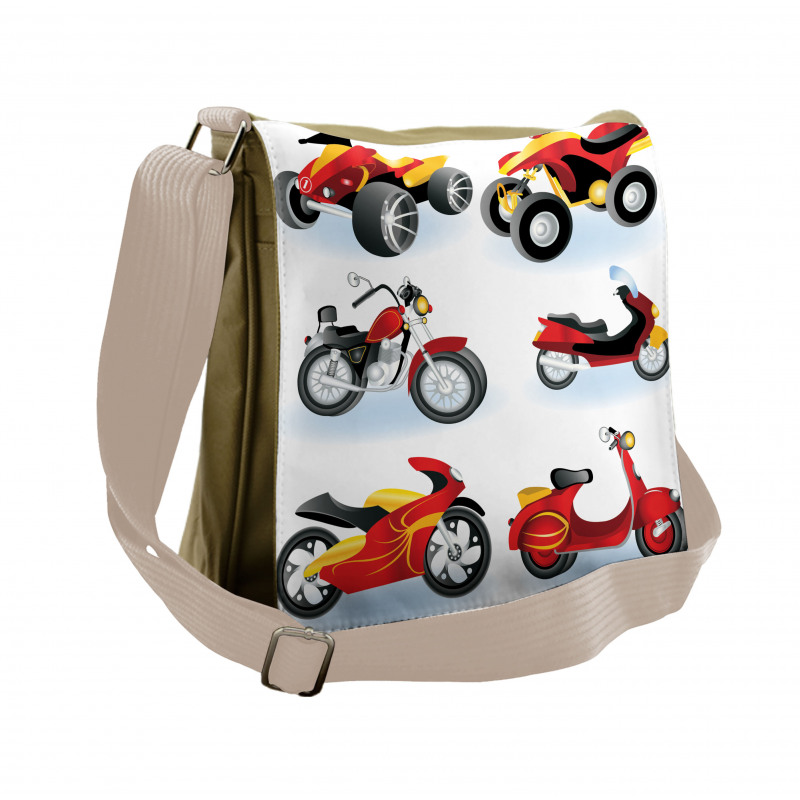 Motorcycle Hippie Messenger Bag