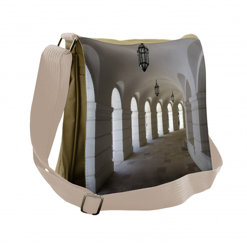 Medieval Art Corridor Messenger Bag