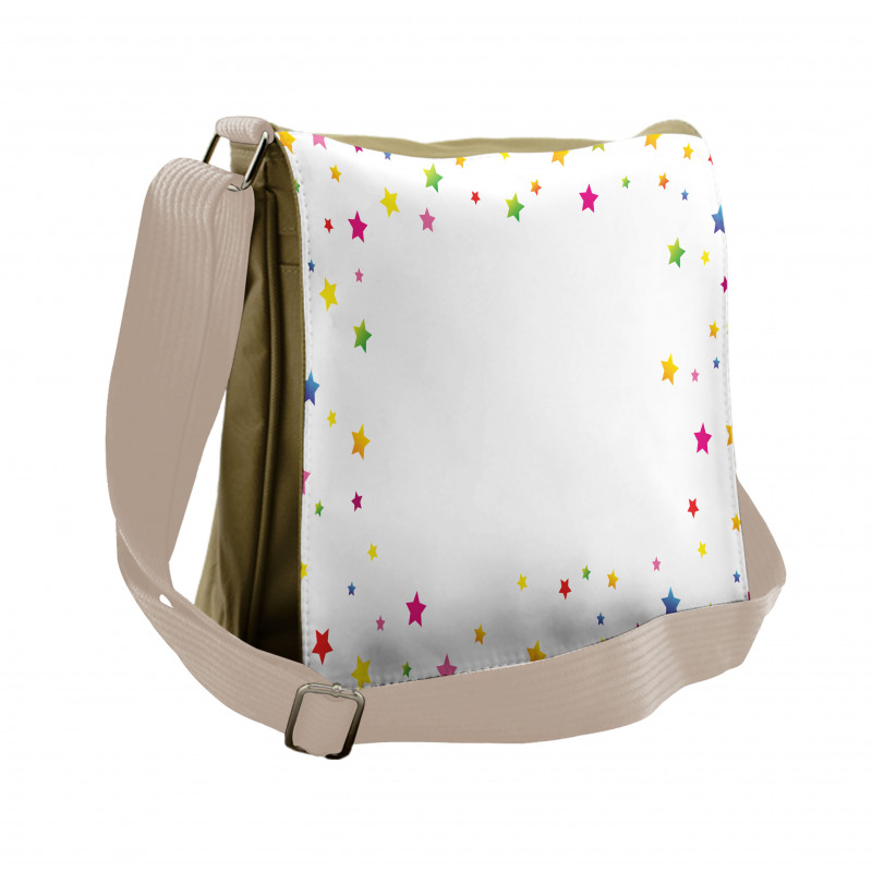 Vivid Stars Design Messenger Bag